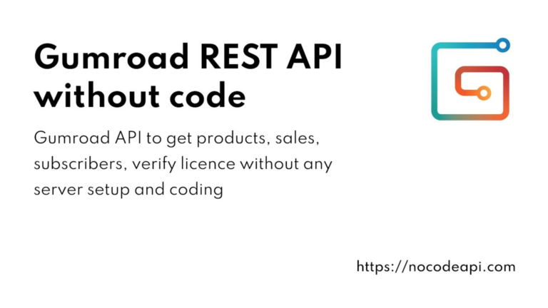 FaunaDB REST API with NoCode - NoCodeAPI