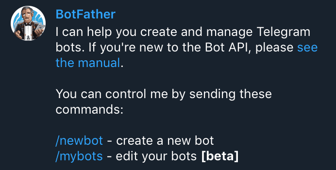 Build Telegram Bot without code and get notifications