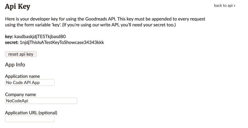How to use Goodreads JSON API with NoCode